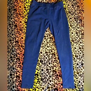 Blue casual leggings in size 14